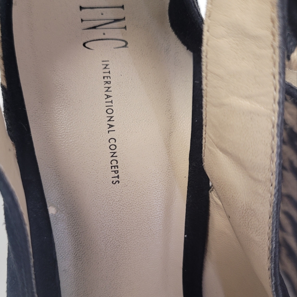 I.N.C International Concepts Wedge Heel Shoes, Suede,‎ Size 8 Man Made - Picture 2 of 6
